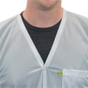 ESD Smock with V-Neck Collar