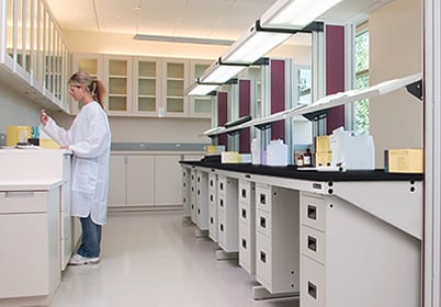 Custom Lab Workstations & Cabinetry