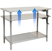 Eagle ADA Height Adjustable Stainless Steel Table