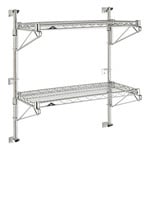 Wall-Mounted Wire Shelving
