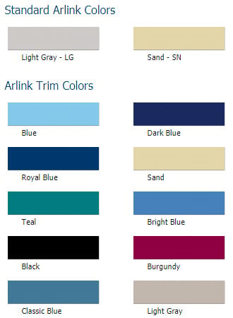 Arlink 8000 Series Workstation Colors