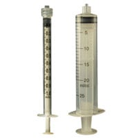 Jensen Global Assembled Luer Lock Calibrated Manual Syringes