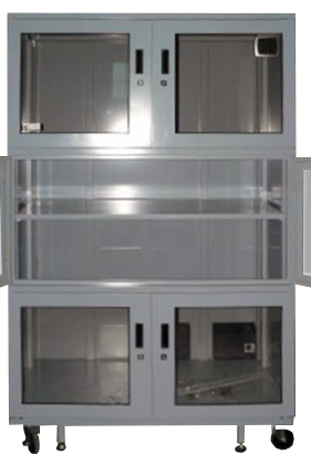 StatPro CPDC Series 6-Door Desiccator Dry Cabinet with Stile Removed