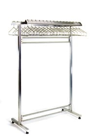 Double-Sided Cleanroom Gowning Rack