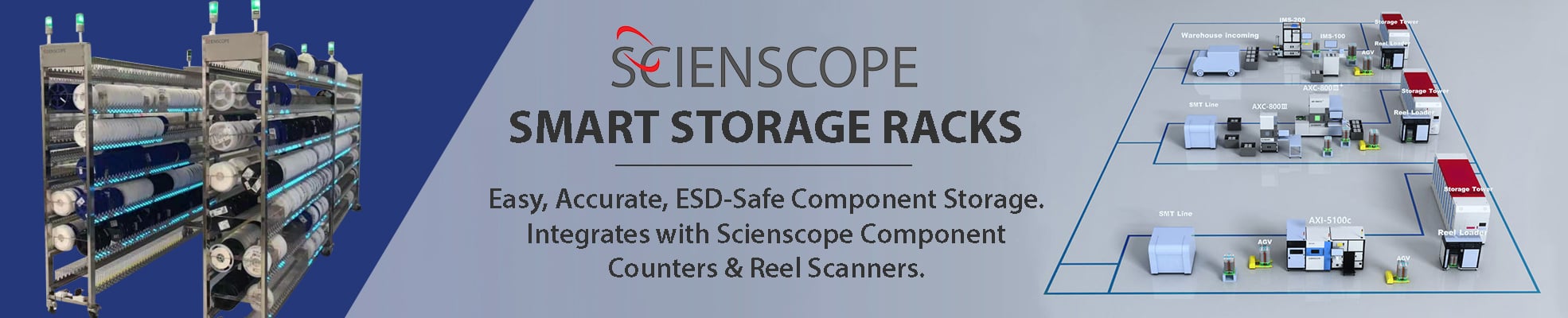 Scienscope Smart Storage Racks