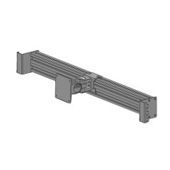 Arlink 4071 Monitor Mounting Rail with Knuckle, 36"