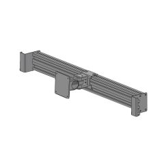 Monitor Mounting Rail with Knuckle, 60"