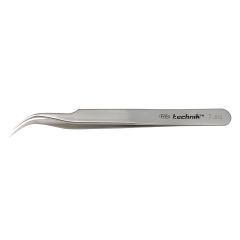 Aven 18072USA Technik High Precision Assembly Stainless Steel Tweezers with 55&deg; Curved, Super Fine, Pointed Tips