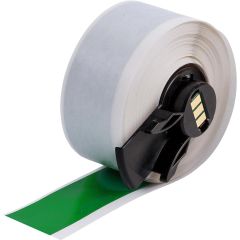 Brady Worldwide M6C-1000-595-GN All Weather Vinyl Label Tape with Permanent Adhesive, Green, 1" x 50' Roll