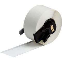 Brady Worldwide M6C-1000-595-WT All Weather Vinyl Label Tape with Permanent Adhesive, White, 1" x 50' Roll