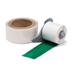 Brady Worldwide M7-2000-483-GN-KT ToughStripe&reg; Multi-Purpose Polyester Label Tape with Overlaminate & Ultra-Aggressive Adhesive, Green, 2" x 50' Roll