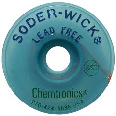 Chemtronics 40-3-10 Soder-Wick Lead-Free Desoldering Wick, 0.080" x 10' Bobbin (Pack of 25)