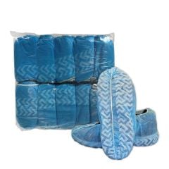 CleanPro&reg; 40034B Disposable Shoe Covers, Blue