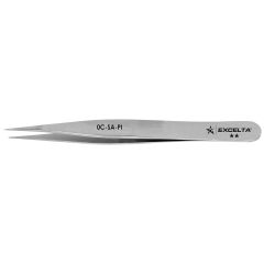 Excelta 0C-SA-PI Two Star 3.50" Straight Precision Point Anti-Magnetic Tweezer