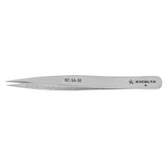 Excelta 0C-SA-SE ★ Miniature Stainless Steel Tweezer with Straight Strong Pointed Fine Tips (Pack of 6)