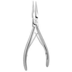Excelta 2844-CR Medium Chain Nose Stainless Steel Cleanroom Pliers, 5.75" OAL