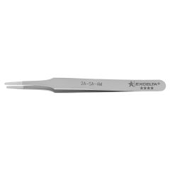 Excelta 2A-SA-AM TealShield&trade; &#9733;&#9733;&#9733;&#9733; SMD Straight Tapered Antimicrobial Neverust&reg; Stainless Steel Tweezers with Flat, Round, Pointed Tips