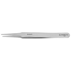 Excelta 2A-SA-PI Two Star 4.75" Straight Tapered Duckbill Point Anti-Magnetic Tweezer