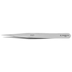 Excelta 3-SA-PI ★★ Tweezer - Straight Very Fine - Two Star 4.75 Stainless/Anti-Magnetic 