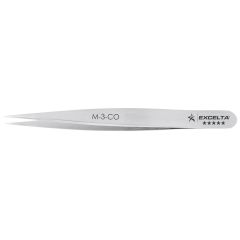 Excelta M-3-CO &#9733;&#9733;&#9733;&#9733;&#9733; Miniature Cobaltima&reg; Tweezers with Very Fine, Pointed Tips