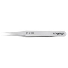 Excelta M-5-CO &#9733;&#9733;&#9733;&#9733;&#9733; Miniature Cobaltima&reg; Tweezers with Tapered, Ultra-Fine, Pointed Tips