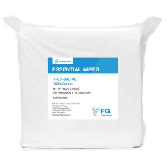 FG Clean Wipes 7-G7-99L-00 100% Cotton Nonwoven Cleanroom Wipes, 9" x 9"