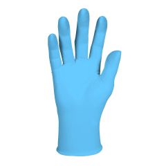 Kimberly Clark KleenGuard&trade; G10 Comfort Plus&trade; Powder-Free Recyclable 4 Mil Nitrile Gloves, Blue, 9.45" (Case of 1,000) Glove Inside