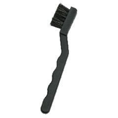 Menda 35691 Long Handle Synthetic Yarn/Horse Hair Conductive Brush, 30mm