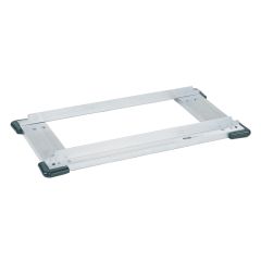 Metro D2460SCB Stainless Steel Truck Dolly with Corner Bumpers for 24" x 60" Shelving