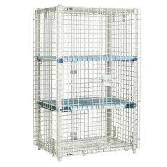 Metro MQSEC53LE MetroMax Q Security Cart, Heavy Duty with Aluminum Dolly, Fits 24" x 36" Shelves