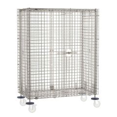 Metro SEC56S-SD Stainless Steel Security Cart, fits 24" x 60" Shelves