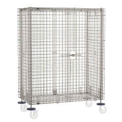Metro SEC63S-SD Stainless Steel Security Cart, Fits 30" x 36" Shelves