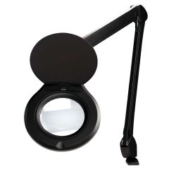 OC White ALRO5-45 Accu-Lite&reg; LED Magnifier with 5" Round, 3.5 Diopter Lens & Edge Clamp
