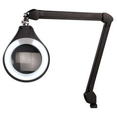 OC White ALRO6-45-5D Accu-Lite&reg; LED Magnifier with 6" Round, 5 Diopter Lens & Edge Clamp