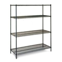 Olympic Black Wire Shelving Rack