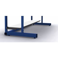 Production Basics 8440 C-Leg Series Under-Surface Standard Laminate Shelf, 15" x 48"