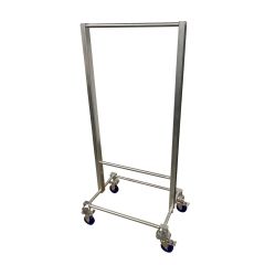 CleanPro  Stainless Steel Cleanroom Coat Racks with Hanger Tube