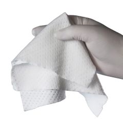 Teknipure TC2PU3-18 TekniClean&trade; EX Quilted Polyester Knit Cleanroom Wipes, 18" x 18" (Case of 250)