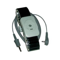 Transforming Technologies WB5100S Dual Conductor Metal Wrist Band, Small, includes 10' Coil Cord
