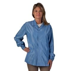 Uniform Technology MicroDenier Short ESD Lab Coat with 3 Pockets & Short Sleeves