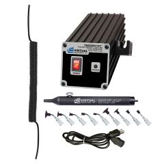 Virtual Industries TV-1000-110 ESD-Safe TWEEZER-VAC&reg; 110V System with Buna-N Static Dissipative Non-Marking Vacuum Cups