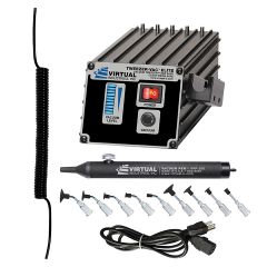 Virtual Industries TV-1500-ELITE-110 ESD-Safe TWEEZER VAC&trade; Elite 110V System with Buna-N Static Dissipative Non-Marking Vacuum Cups
