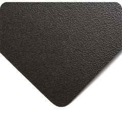Wearwell 383 Textured Kleen-Rite Mat, Black
