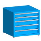 BenchPro FBB589 Cabinet with 5 Drawers, 4", 4", 5", 5", 5"