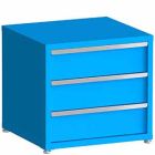 BenchPro GBBH3152 Cabinet with 3 Drawers, 8", 8", 8"