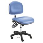 Lissner Washington Series Desk Height Cleanroom ESD Chair with Large Seat & Back, Vinyl, Nylon Base