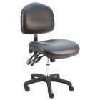 Lissner Washington Series Desk Height Chair with Large Seat & Back, Vinyl, Nylon Base