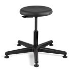 Bevco 3000-P Desk Height Backless Stool with 5-Star Base, Polyurethane