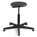Bevco 3500-P Bench Height Backless Stool with 5-Star Base, Polyurethane