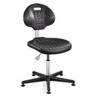 Bevco 700Bevco 7000C1 Everlast Desk Height Class 10 Cleanroom Chair with Black Nylon Base, Polyurethane